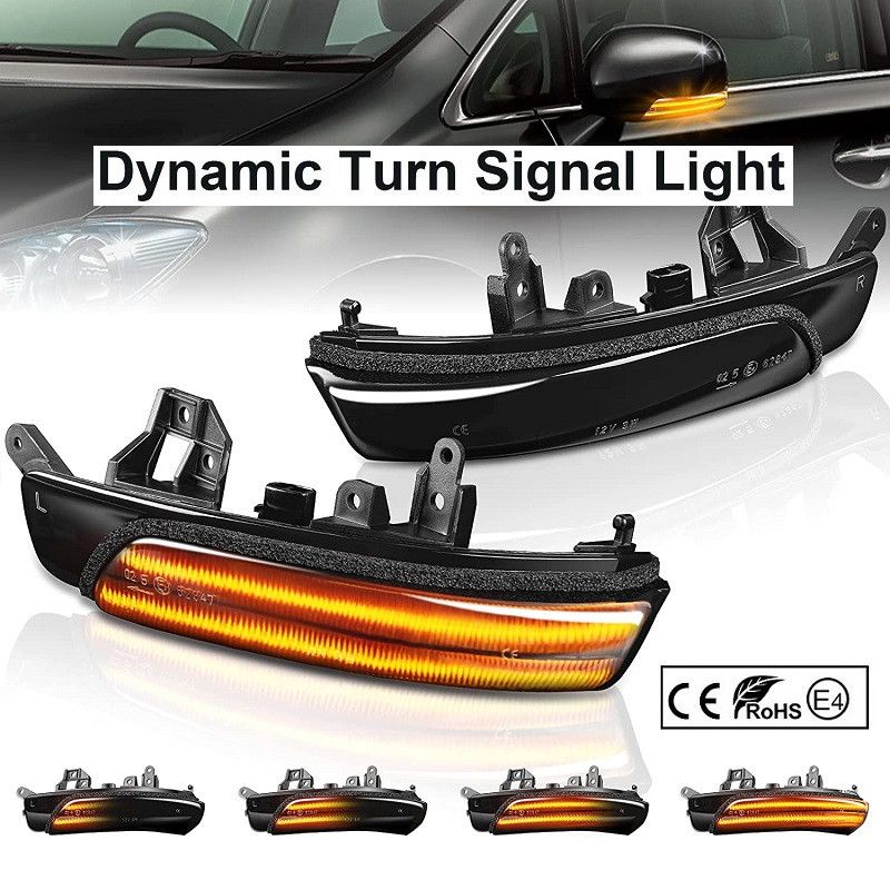 LED BOCNI DYNAMIC MIGAVCI U RETROVIZORU, TIPSKI - TOYOTA - SMOKE LENS PL2104M40 Beograd Zemun